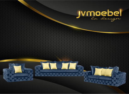 Luxury 4 Seater Couch Upholstery Sofa Leather Fabric Textile Couches Suite
